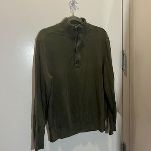 BR Green Quarter Zip